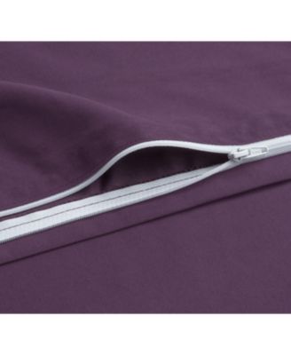 Premium Solid Duvet Cover Set - Duvet Cover (68” x 90”) & 1 Pillow Sham (20” x 26”) - 2-Piece Set - Brown, Twin Size