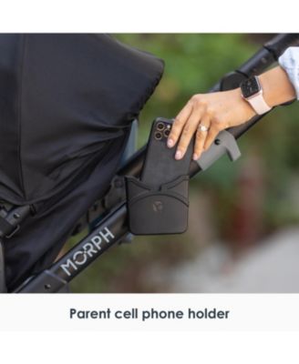 Baby Morph Single to Double Modular Stroller - Dash Grey