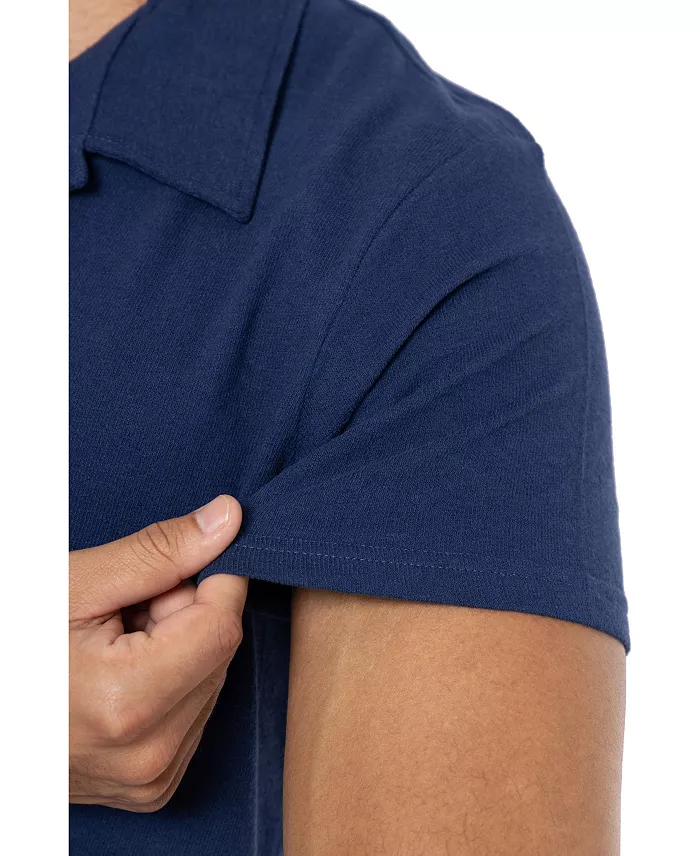 Men's Camp Collar Casual Short Sleeve Button-Up Shirt - thumbnail 6