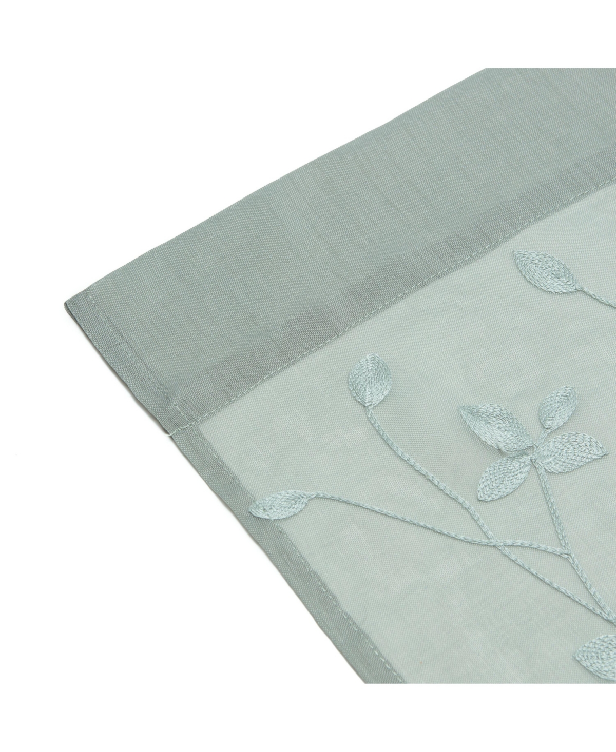 Chanasya Premium Embroidered Vine Curtains - Sheer Curtains for Living Room, Bedroom, Kitchen - 52