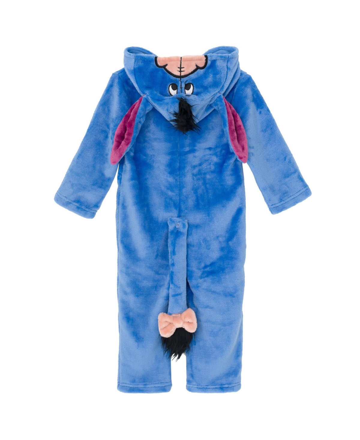 Winnie the Pooh Toddler Boys Disney TiggerZip Up Cosplay Coverall Tail - Eeyore