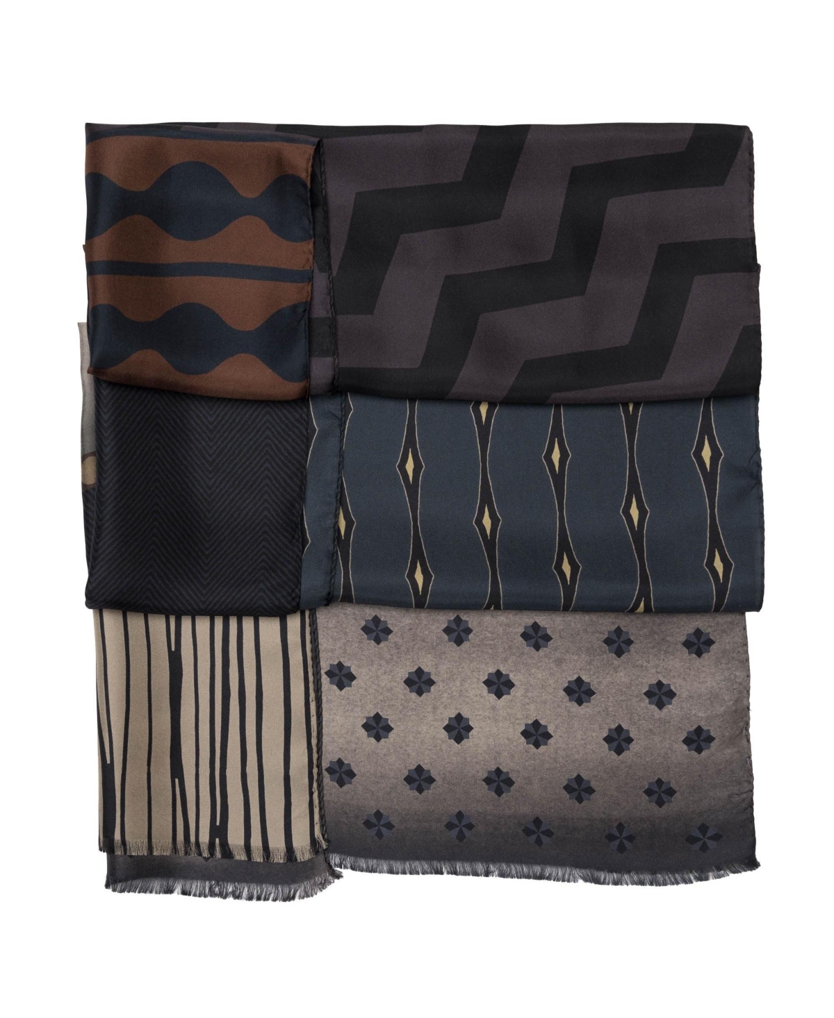 Atri - Large Silk Scarf - Plum