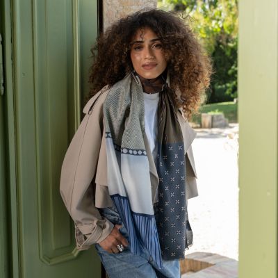 Atri - Large Silk Scarf