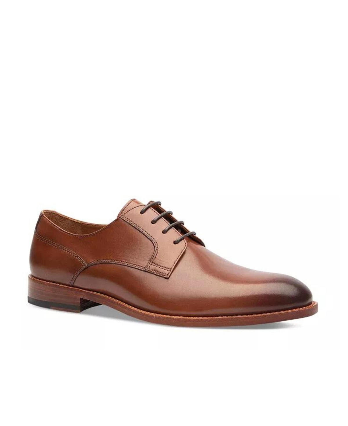 Men's Men s Hastings Dress Lace-Up Plain Toe Derby Leather Shoes - Tan