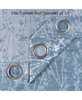 Premium 2-Panel Floral Jacquard Textured Beige Curtains with Grommets for Windows Living Room Bedroom Office - Partial Room Darkening Drapes for Privacy Decor - 52 x 63 Inch Long - Beige