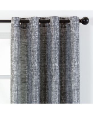 Premium 2-Panel Floral Jacquard Textured Beige Curtains with Grommets for Windows Living Room Bedroom Office - Partial Room Darkening Drapes for Privacy Decor - 52 x 96 Inch Long - Beige