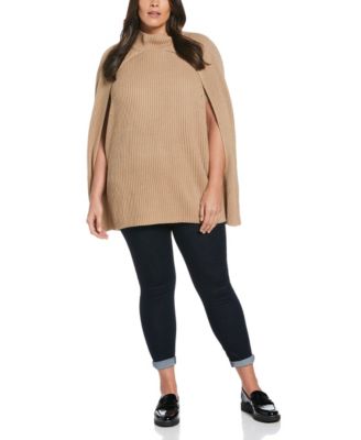 Plus Size Poncho Sweater
