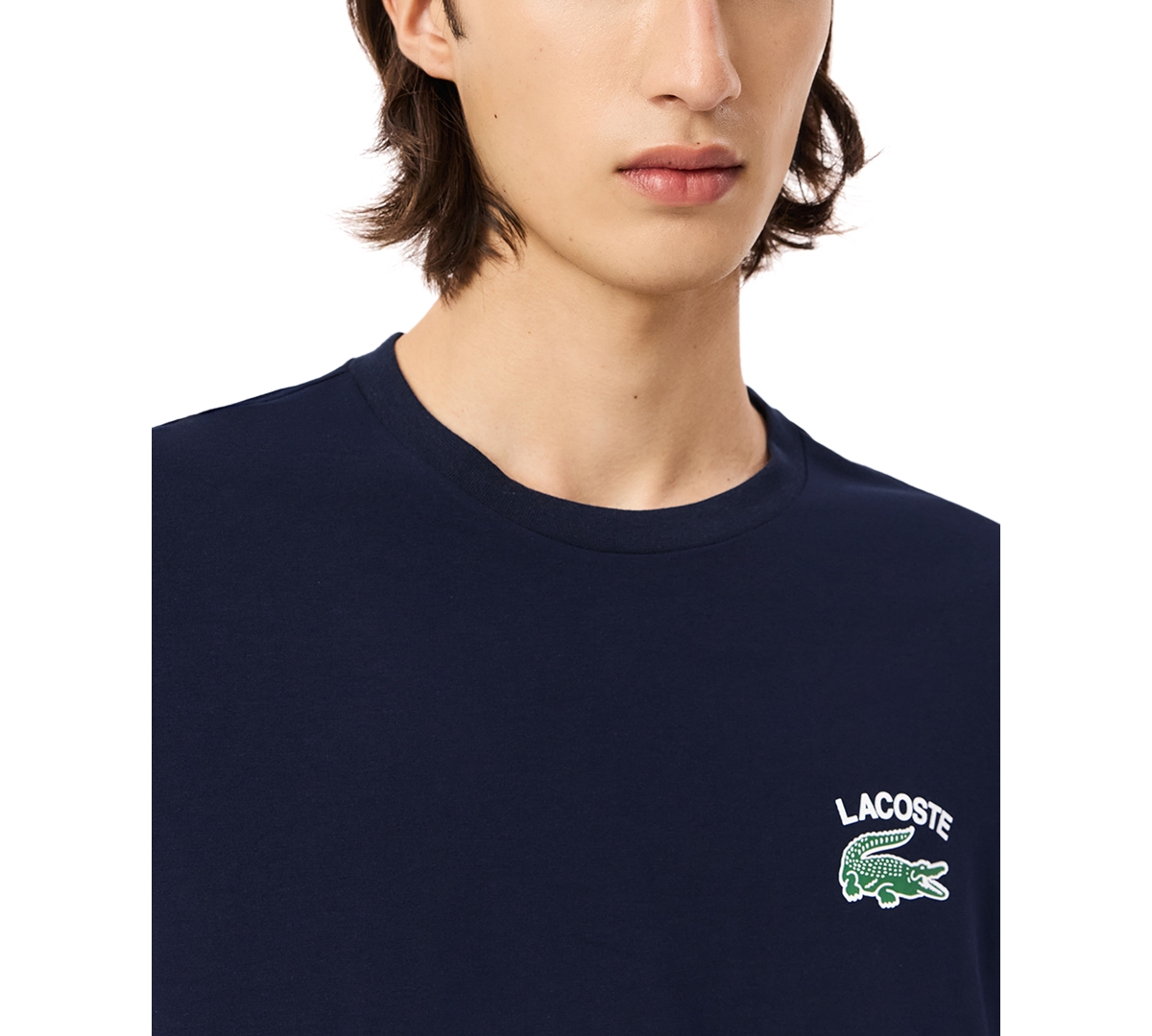 Lacoste Men's Logo T-Shirt - 802 Navy B