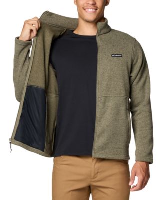 Men's Alto Pass Textured Knit Sweater Fleece Zip-Front Jacket