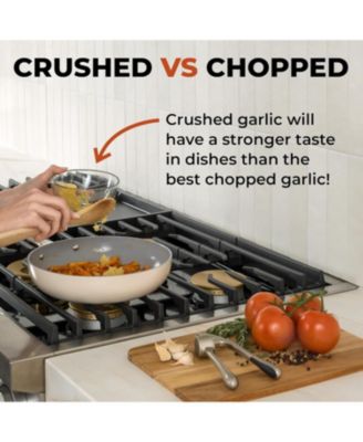 Premium Garlic Press Durable Easy Squeeze Garlic Mincer Tool