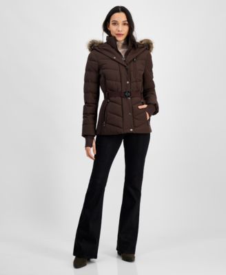 Puffer coat macys best sale