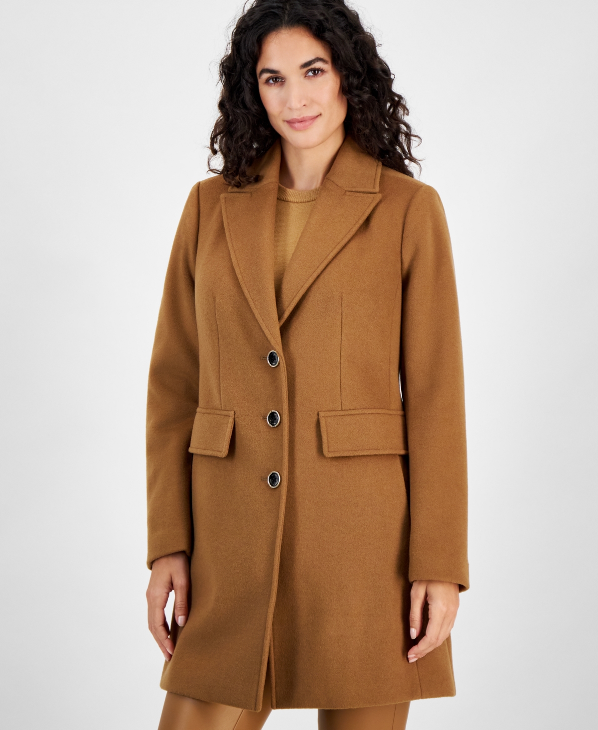Michael Michael Kors Women's Notched-Collar Coat