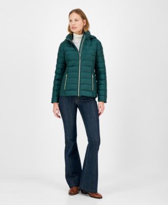 Macy's packable down coats best sale