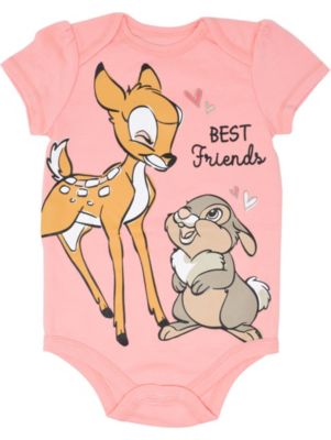 Baby Girls 101 Dalmatians Dumbo Lady and the Tramp 5 Pack Bodysuits