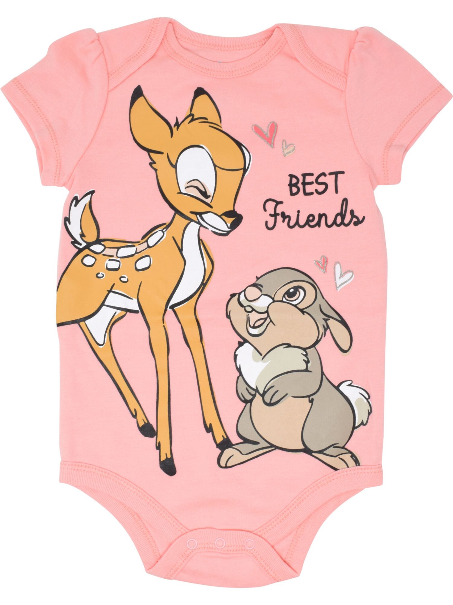 Baby Girls 101 Dalmatians Dumbo Lady and the Tramp 5 Pack Bodysuits