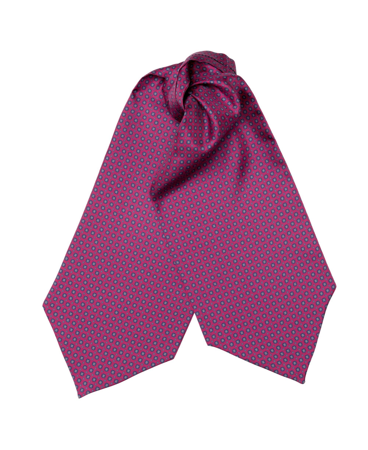 Men's Navona - Silk Ascot Cravat Tie for Men - Red