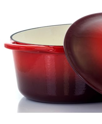 7-Quart Enameled Cast Iron Oval Casserole