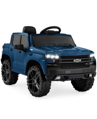 12V 2.5 MPH Licensed Chevrolet Silverado Ride On Truck Car Toy w/ Parent Remote Control
