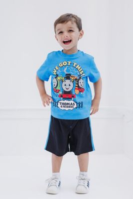 Toddler Boys T-Shirt and Mesh Shorts Outfit Set