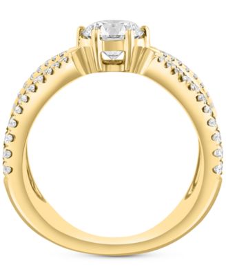 EFFY&reg; Lab Grown Diamond Ring (1-3/8 ct. t.w.) in 14k Gold