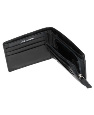 Men's Slim Wallet with Zippered Pocket