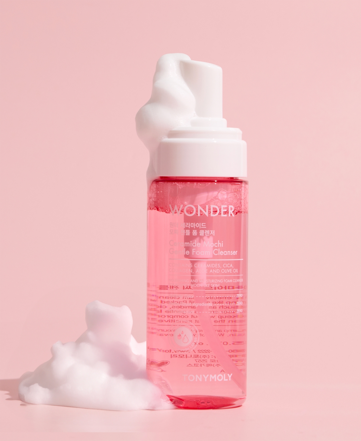 Tonymoly Wonder Ceramide Mochi Gentle Foam Cleanser In No Color