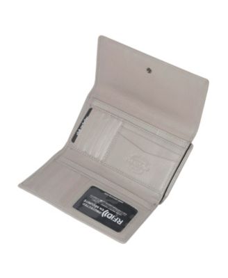 Ladies Medium Full Leather Clutch Wallet