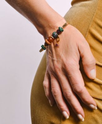 18K Gold Plated Matrika Bangle Bracelet