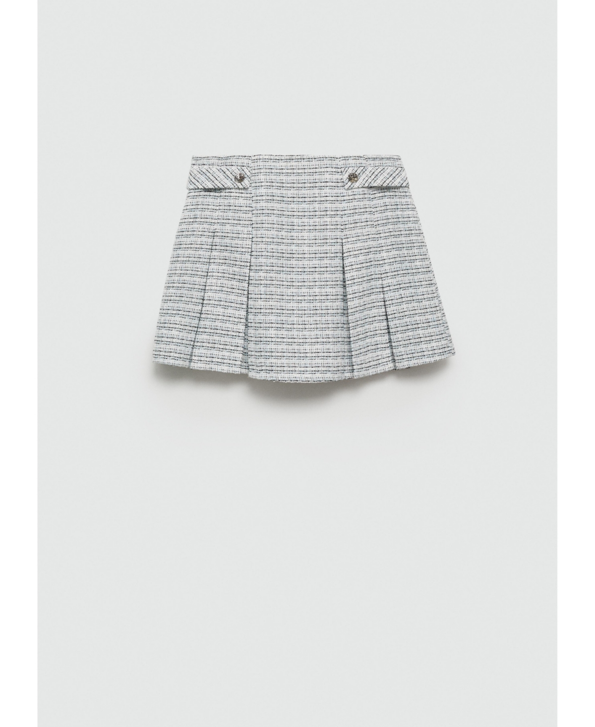 Mango Women's Tweed Buttoned Mini-Skirt