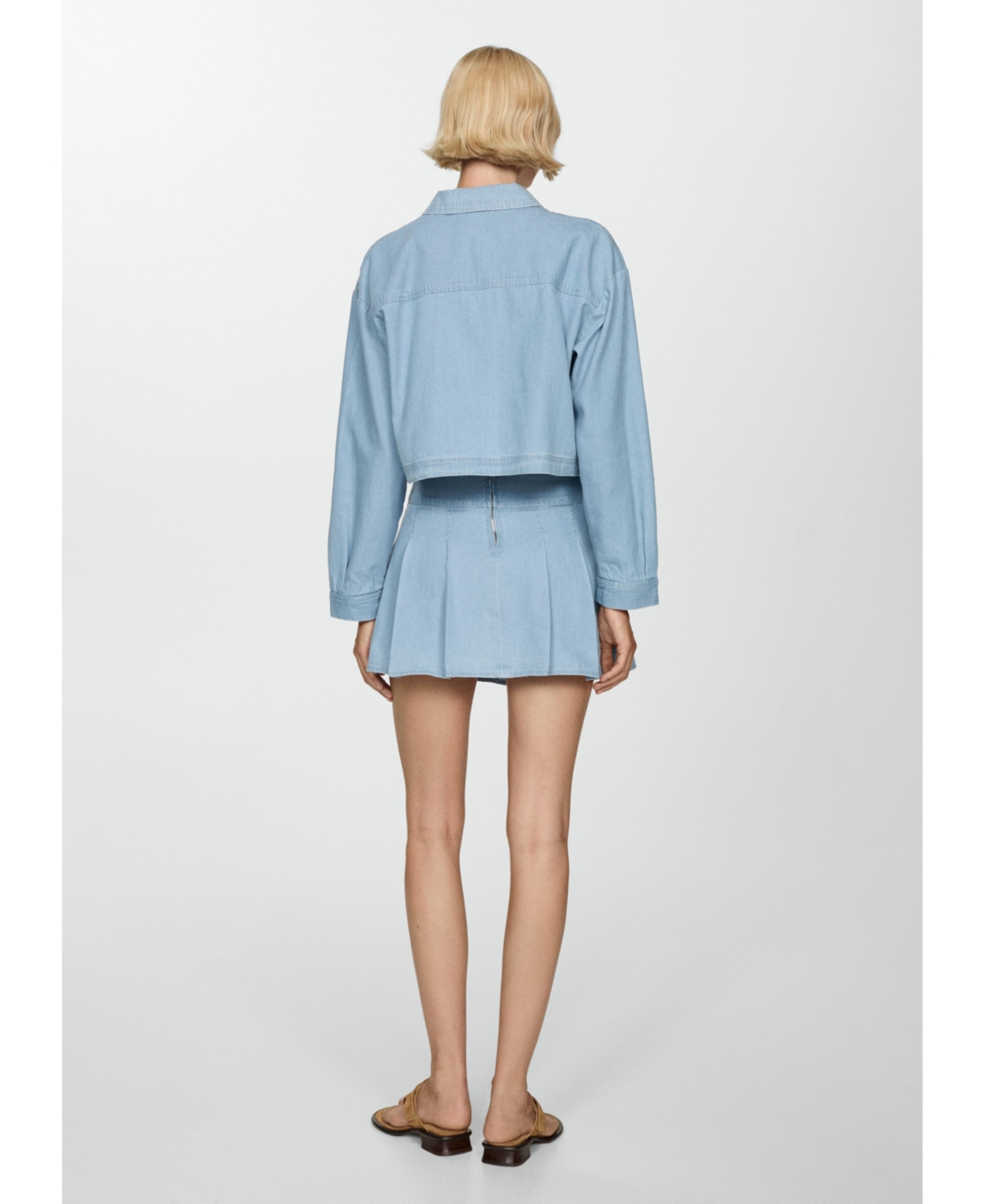 Mango Women's Pocket Denim Overshirt