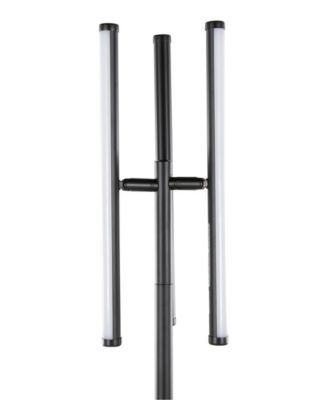 65" Metal Icicle Swivel Floor Lamp