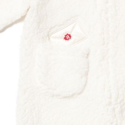 Hedwig Owl Boys Zip Up Costume Coverall White Infant