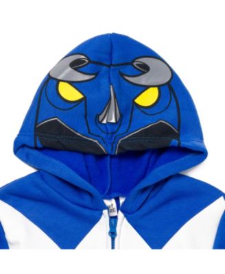 Blue Ranger Red Ranger Black Ranger Fleece Zip Up Hoodie Toddler| Child  Boys
