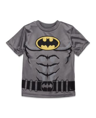 Big Boys Justice League Athletic Pullover T-Shirt and Mesh Shorts Outfit Set 