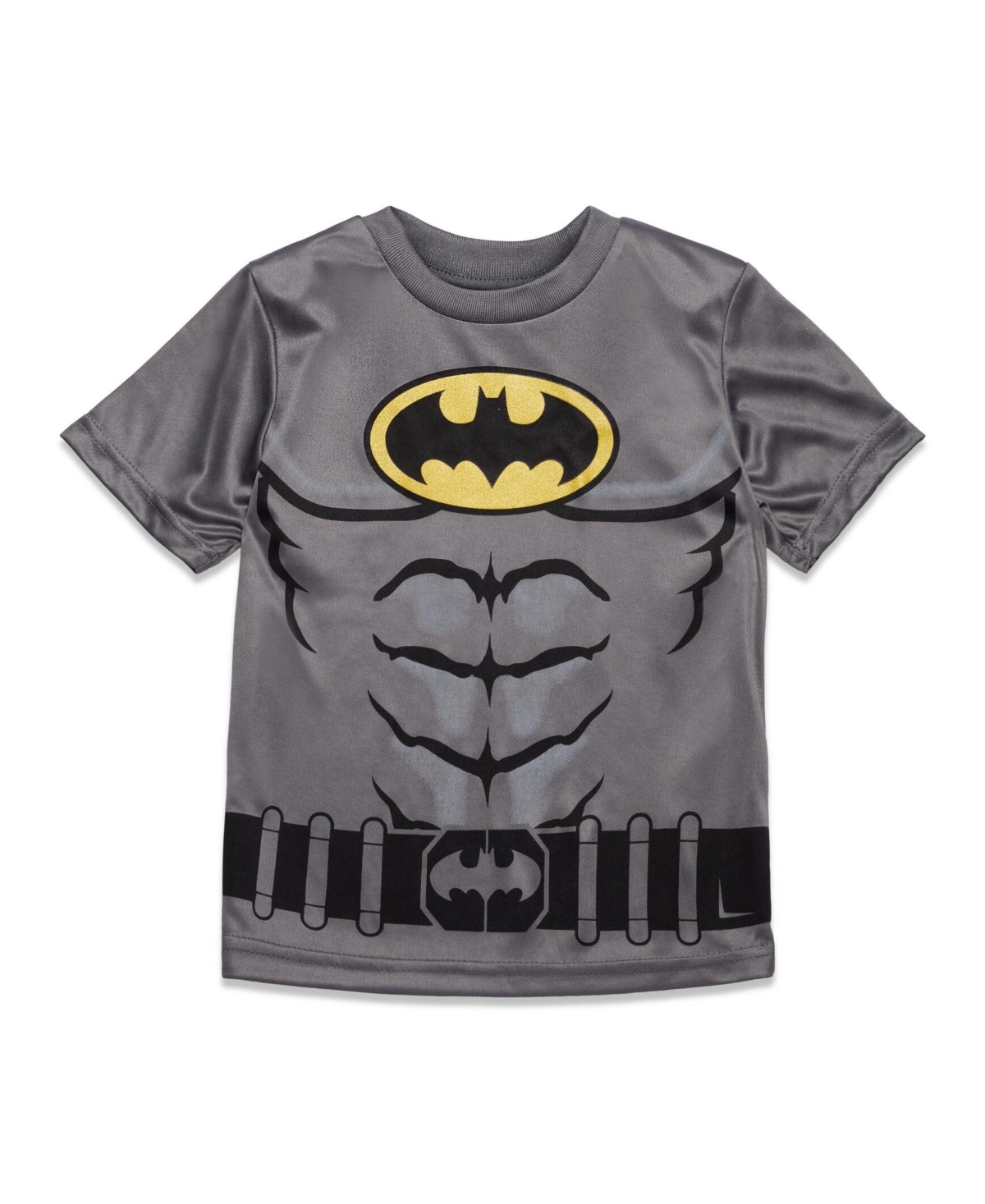 Dc Comics Big Boys Justice League Athletic Pullover T-Shirt and Mesh Shorts Outfit Set