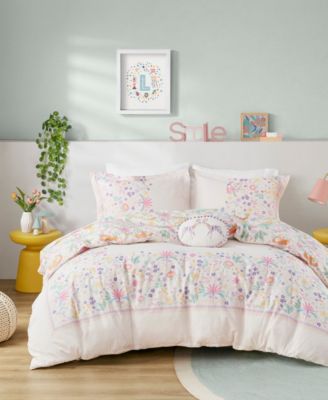 Intelligent Design Lulu Floral Reversible 3-Pc. Duvet Cover Set, Twin