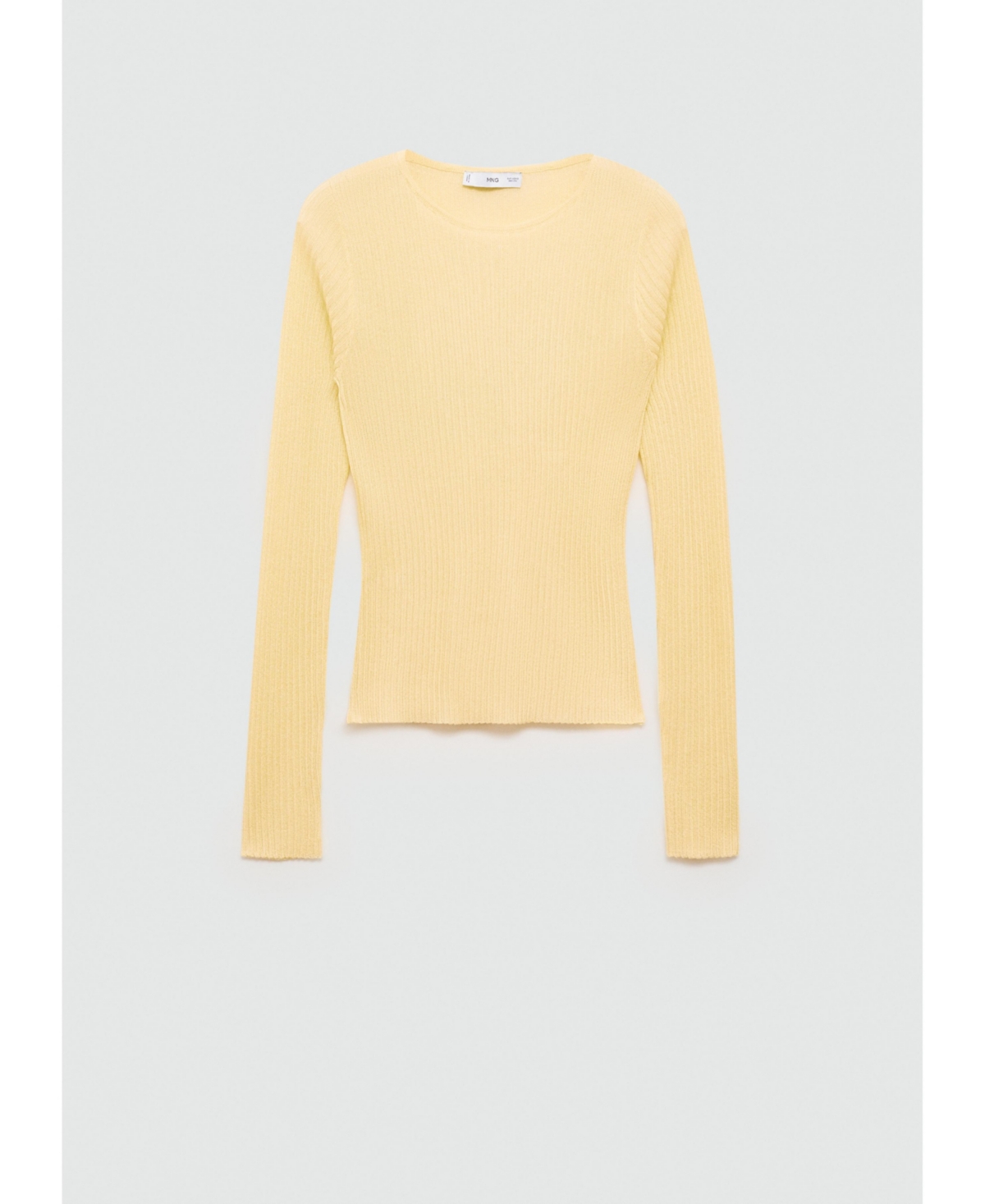 Mango Women's Fine Ribbed-Knit Sweater