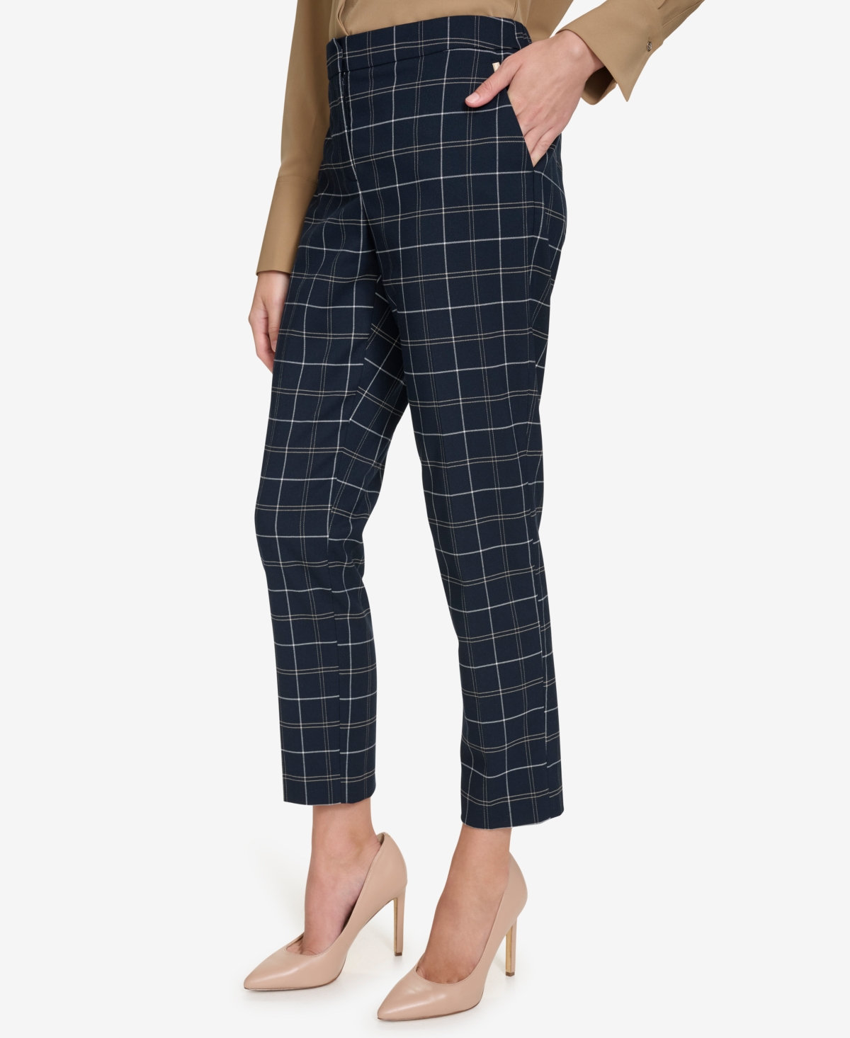 Tommy Hilfiger Women's Sloane Mid-Rise Ankle Pants -mult