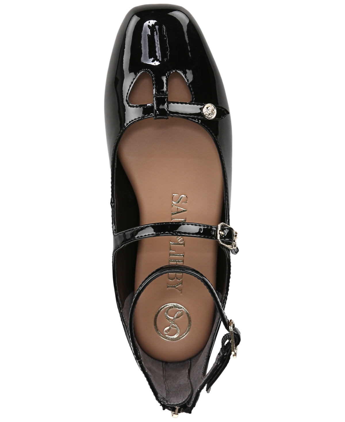 SAM & LIBBY WOMEN'S FRIDA ANKLE STRAP MARY JANE FLATS 