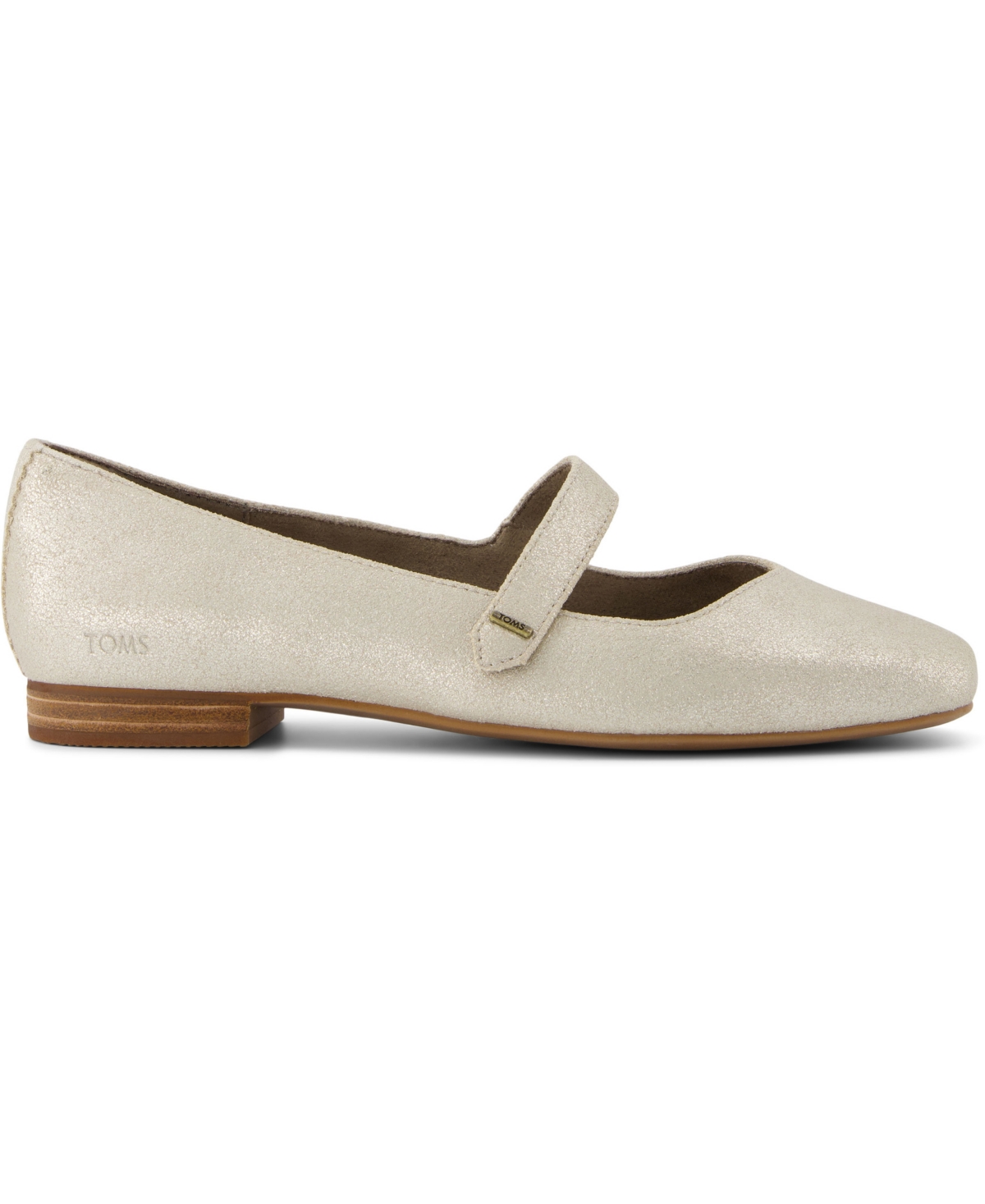 Toms Women's Bianca Metallic Mary Jane Flats