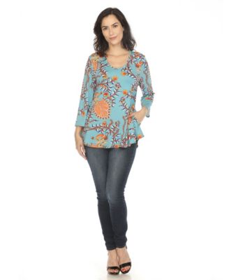 Women's Vibrant Boho Swing Top