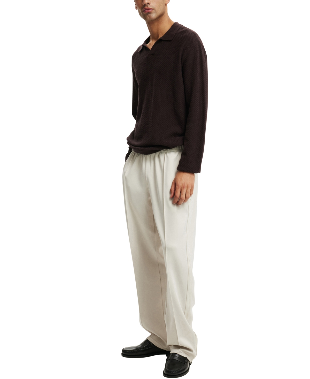 COTTON ON MEN'S TRICOT RELAXED TRACK PANT 