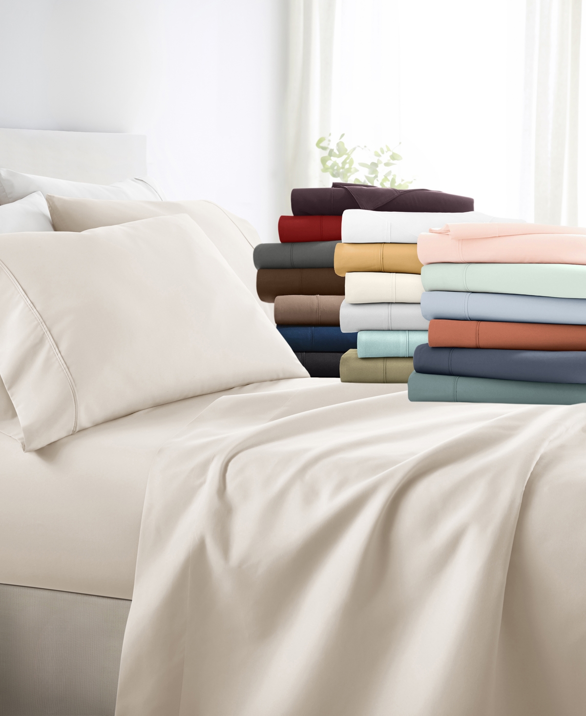 ienjoy Home Style Simplified 4-Pc. Sheet Set