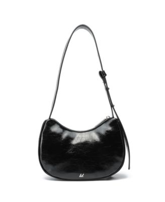 Dolce Crackled Shoulder Bag