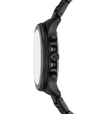 Men's Sage Chronograph Black IP Stainless Steel Watch 42mm