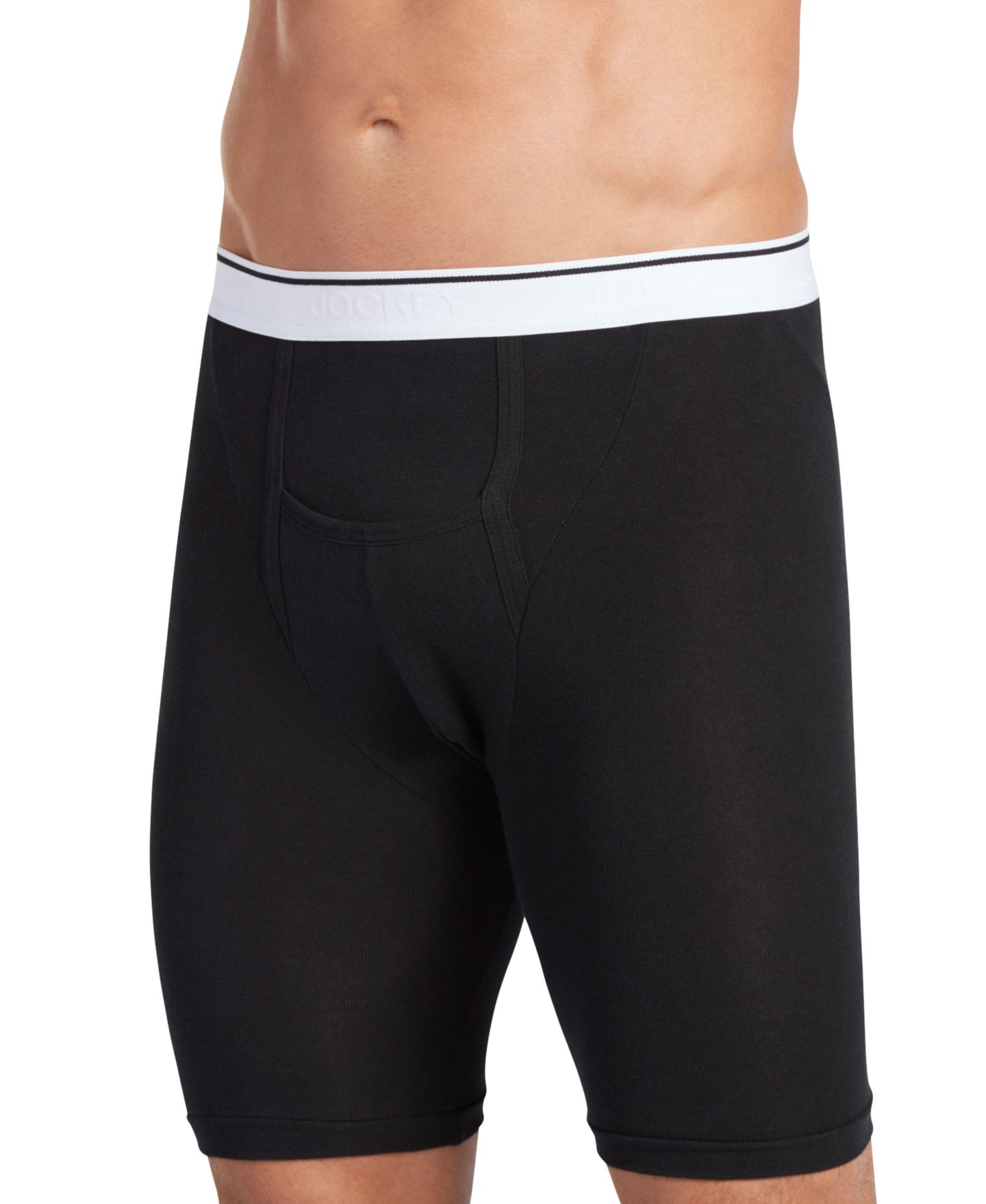 Мужские трусы Jockey 2-Pack Pouch Midway Boxer Briefs, цвет: Чёрный — фото 3