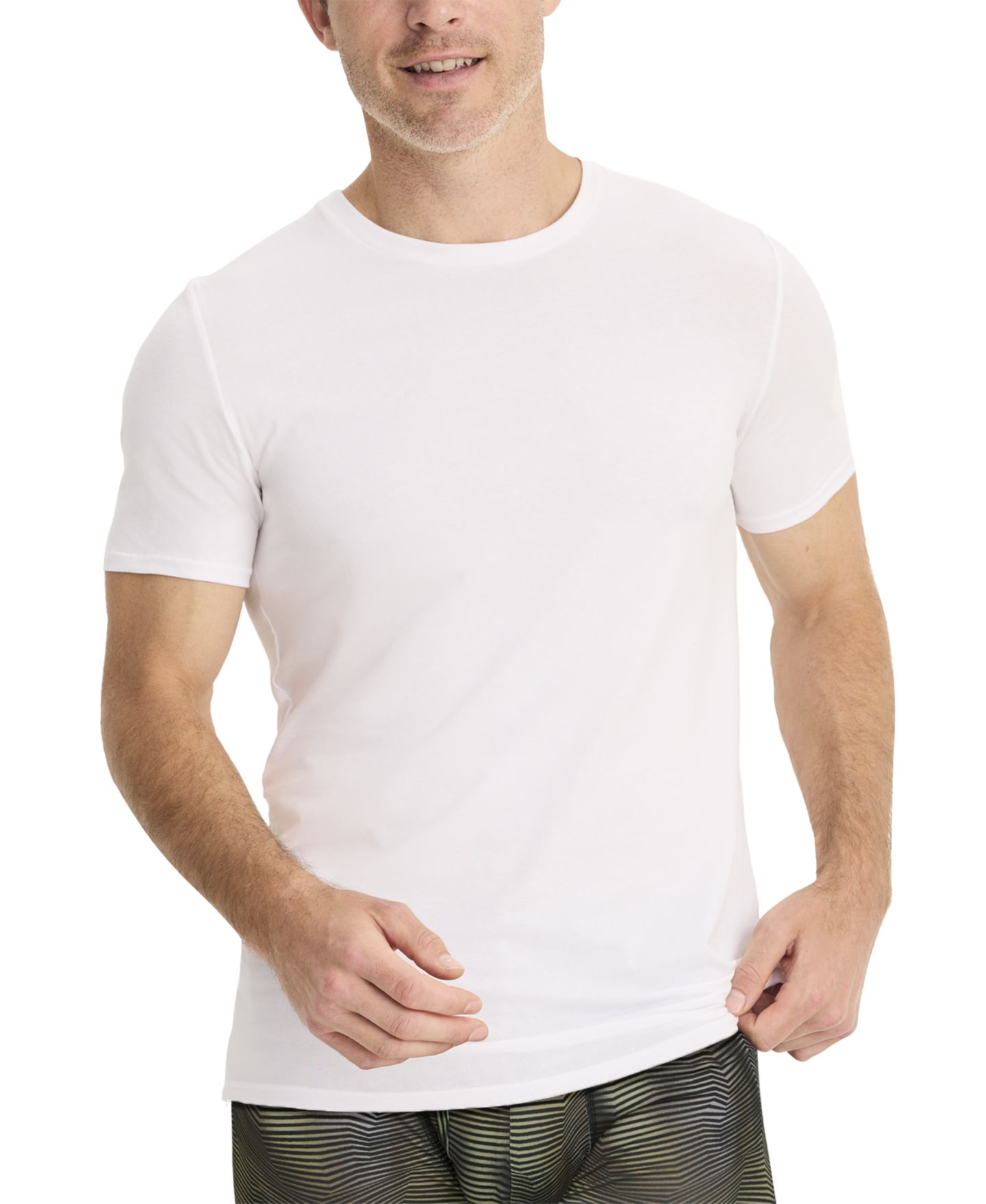 Мужские футболки Jockey Stretch Short-Sleeve Crewneck T-Shirts, Pack of 3, цвет: Чёрный — фото 7