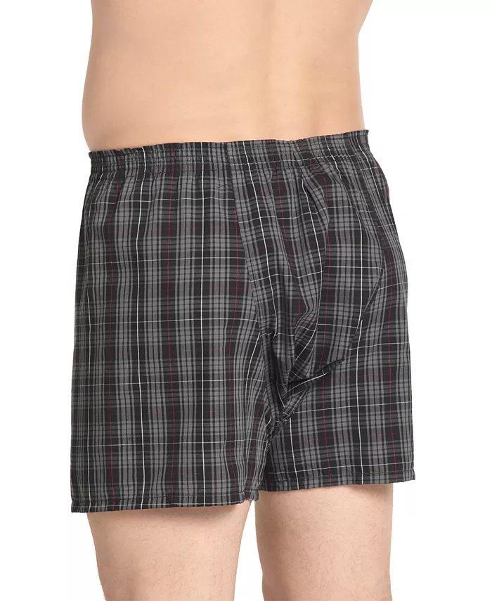 Men's 3-Pack Woven Boxers - thumbnail 7