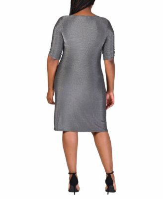 Plus Size Mini Party Dress