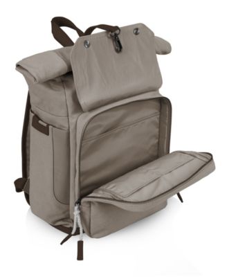 20 Liter Carmel Roll Top Picnic Backpack Cooler